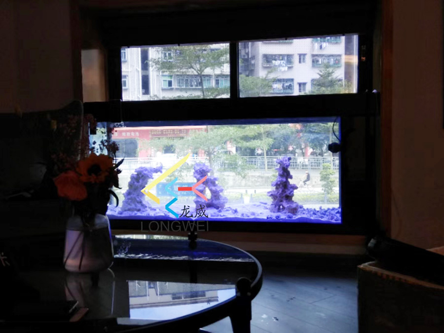 陽臺定制小型金魚缸——龍威水族